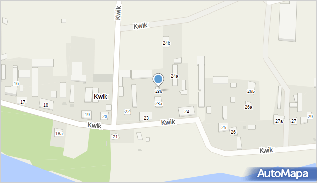 Kwik, Kwik, 23b, mapa Kwik