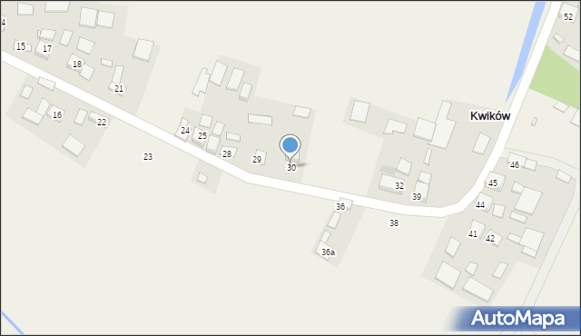 Kwików, Kwików, 30, mapa Kwików