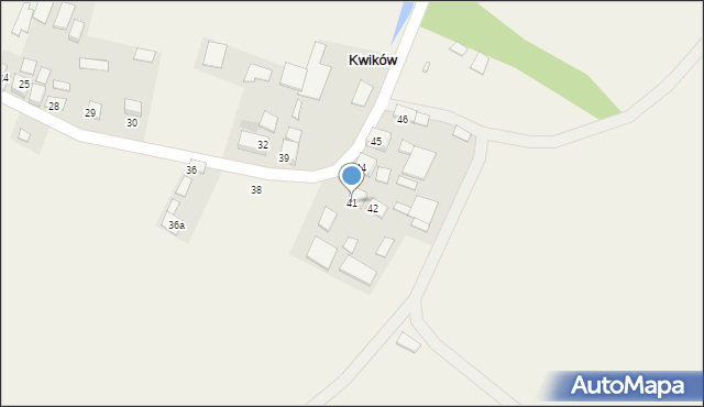 Kwików, Kwików, 41, mapa Kwików