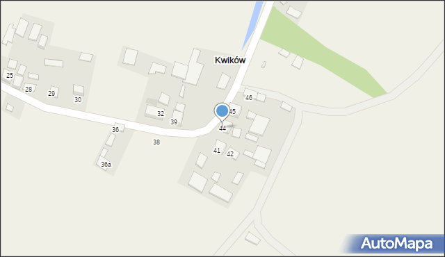 Kwików, Kwików, 44, mapa Kwików