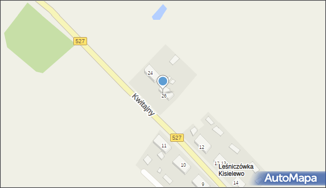 Kwitajny, Kwitajny, 26/2, mapa Kwitajny