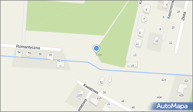 Łazy, Kwiatowa, 60, mapa Łazy