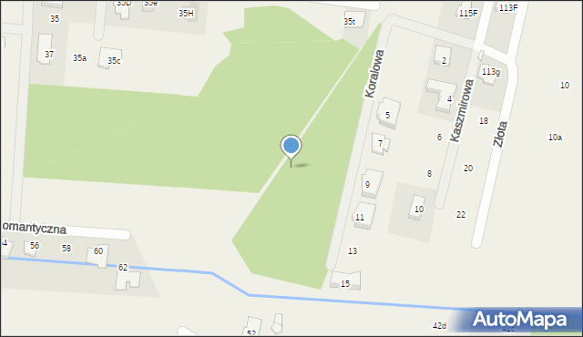 Łazy, Kwiatowa, 68, mapa Łazy