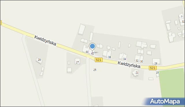 Licze, Kwidzyńska, 42, mapa Licze