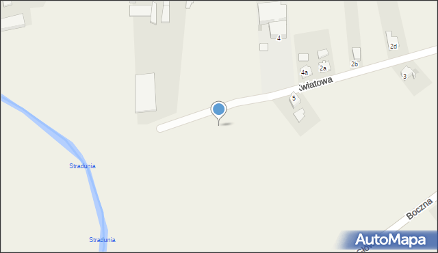 Mechnica, Kwiatowa, 7, mapa Mechnica