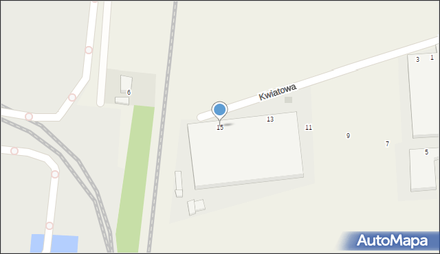 Michałów, Kwiatowa, 15, mapa Michałów