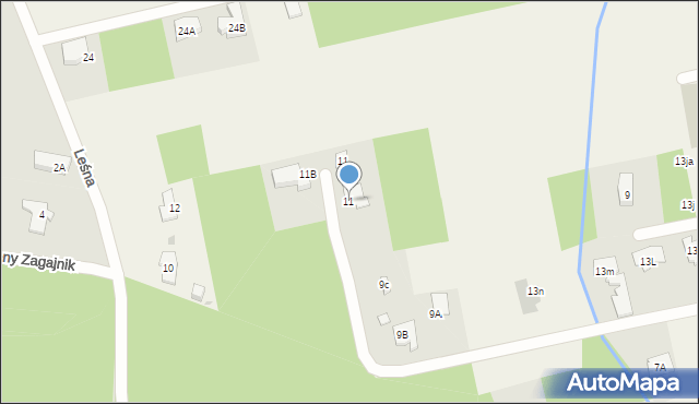 Michałów-Grabina, Kwiatowa, 11, mapa Michałów-Grabina