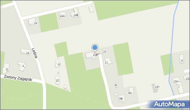 Michałów-Grabina, Kwiatowa, 11B, mapa Michałów-Grabina