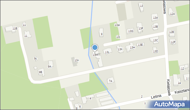 Michałów-Grabina, Kwiatowa, 13m, mapa Michałów-Grabina