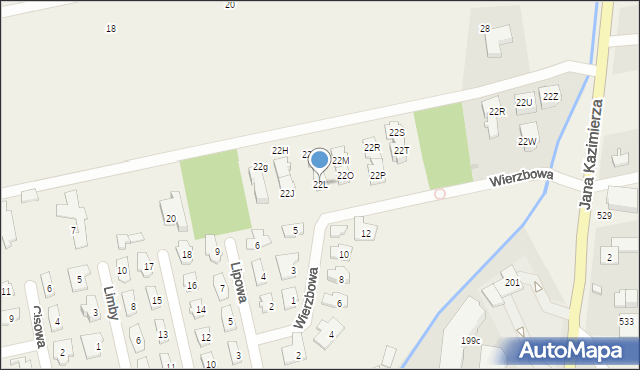 Michałów-Grabina, Kwiatowa, 22L, mapa Michałów-Grabina