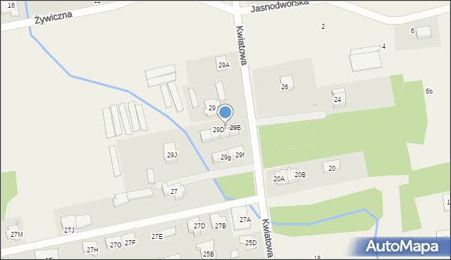 Michałów-Grabina, Kwiatowa, 29C, mapa Michałów-Grabina