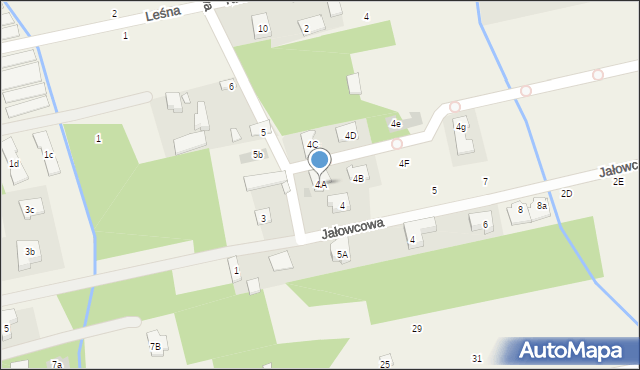 Michałów-Grabina, Kwiatowa, 4A, mapa Michałów-Grabina