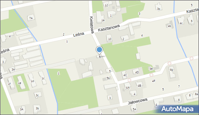 Michałów-Grabina, Kwiatowa, 6, mapa Michałów-Grabina