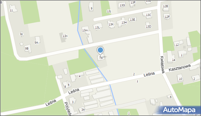 Michałów-Grabina, Kwiatowa, 7C, mapa Michałów-Grabina