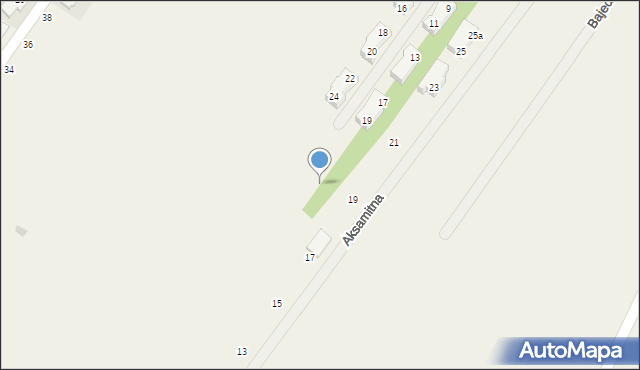 Michałowice-Wieś, Kwitnąca, 23, mapa Michałowice-Wieś