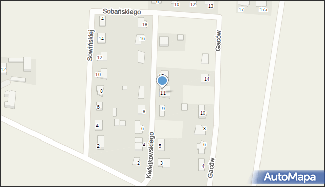 Modliszewko, Kwiatkowskiego Wojciecha, 11, mapa Modliszewko