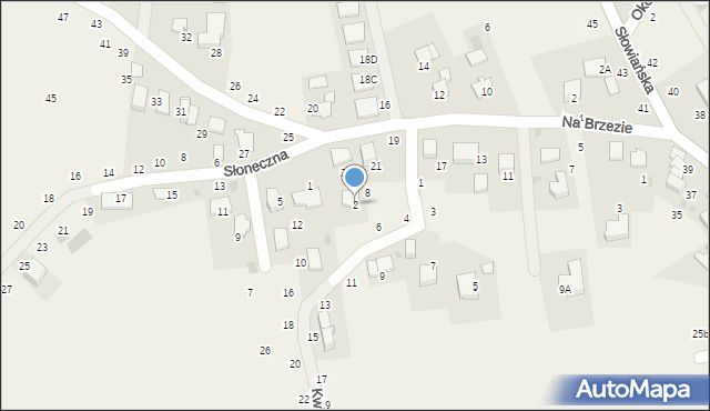 Modlniczka, Kwiecista, 2, mapa Modlniczka