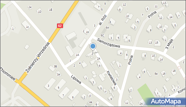 Nowy Dwór Mazowiecki, Kwiatowa, 2b, mapa Nowy Dwór Mazowiecki