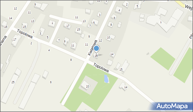 Nowy Dwór Wejherowski, Kwiatowa, 16, mapa Nowy Dwór Wejherowski