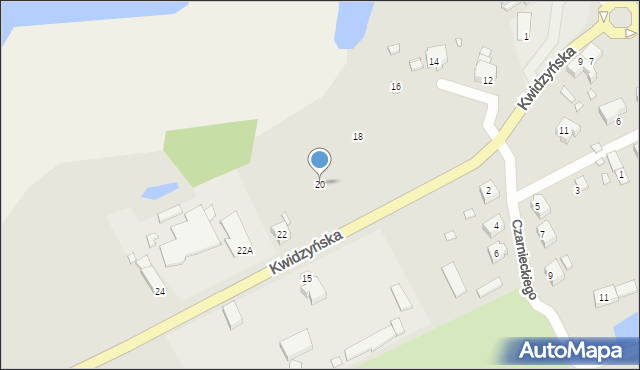 Prabuty, Kwidzyńska, 20, mapa Prabuty