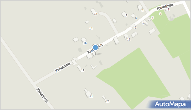 Przemyśl, Kwiatowa, 17, mapa Przemyśla