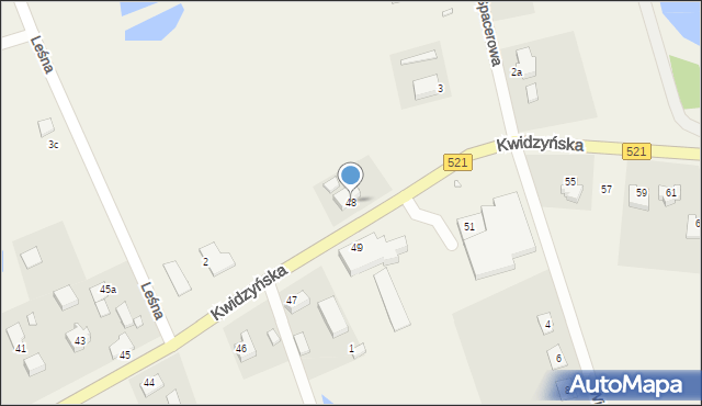 Rakowiec, Kwidzyńska, 48, mapa Rakowiec