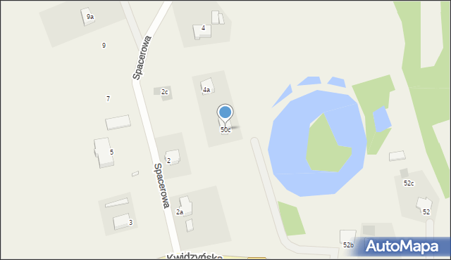 Rakowiec, Kwidzyńska, 50c, mapa Rakowiec