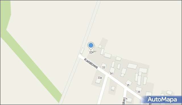 Ruda Strawczyńska, Kwiatowa, 40, mapa Ruda Strawczyńska