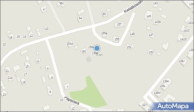 Rzeszów, Kwiatkowskiego Eugeniusza, 159e, mapa Rzeszów