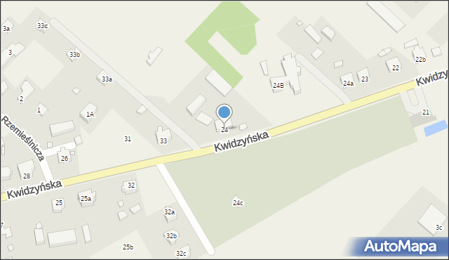 Sadlinki, Kwidzyńska, 24, mapa Sadlinki