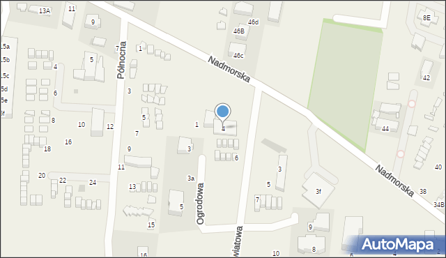 Sarbinowo, Kwiatowa, 4, mapa Sarbinowo