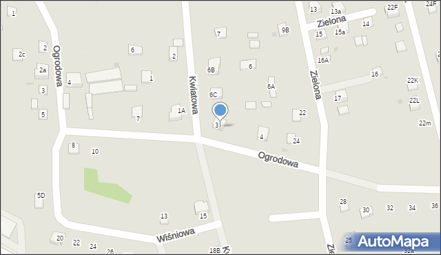 Sędziszów, Kwiatowa, 5, mapa Sędziszów