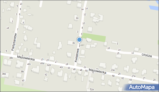 Skierniewice, Kwiatowa, 2, mapa Skierniewic