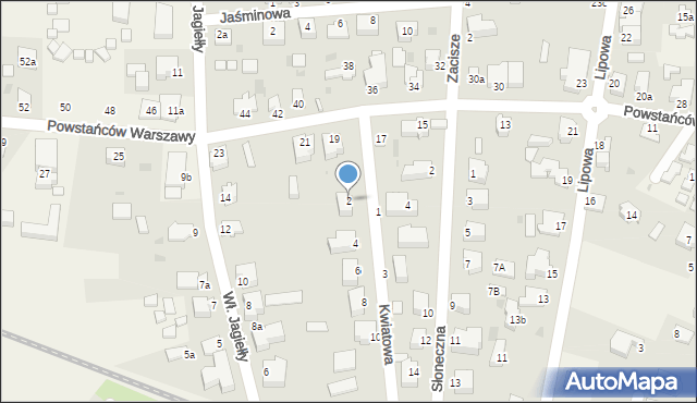 Stegna, Kwiatowa, 2, mapa Stegna