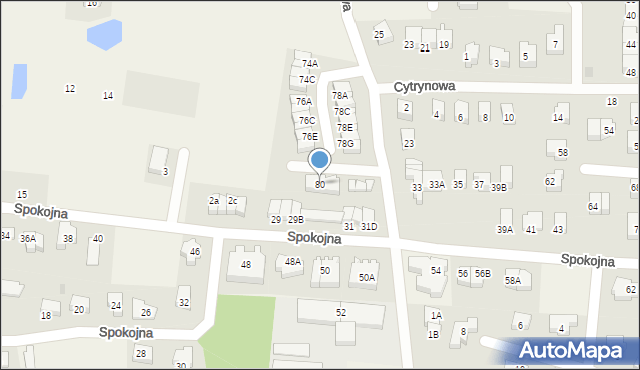 Straszyn, Kwiatowa, 80, mapa Straszyn