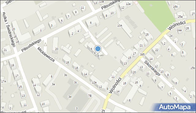 Strzelin, Kwiatkowskiego Eugeniusza, 2, mapa Strzelin