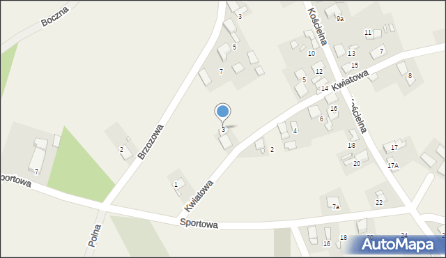 Szydłów, Kwiatowa, 3, mapa Szydłów