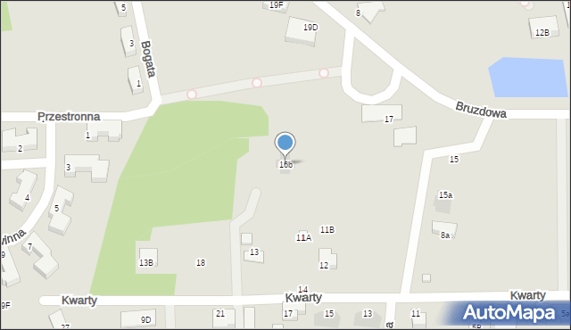 Warszawa, Kwarty, 16b, mapa Warszawy