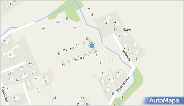 Więckowice, Kwiatowa, 15a, mapa Więckowice