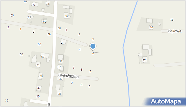 Wilków, Kwiatów Polnych, 6, mapa Wilków