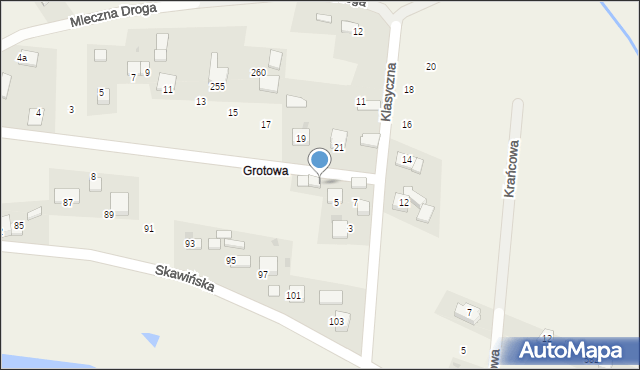 Wołowice, Kwitnących Jabłoni, 10, mapa Wołowice