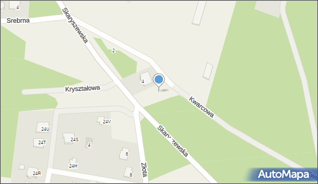 Zenonów, Kwarcowa, 6, mapa Zenonów