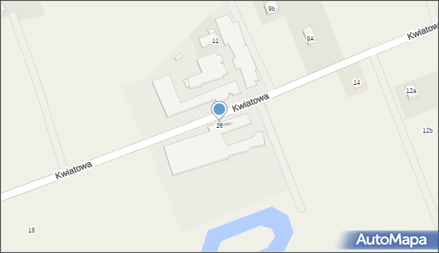 Żurawiec, Kwiatowa, 16, mapa Żurawiec