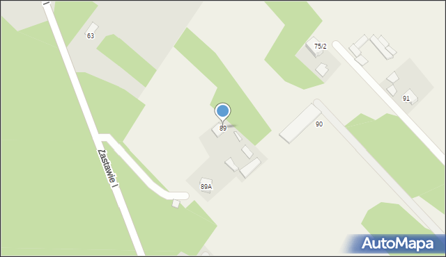 Barszczewo, Laurowa, 3, mapa Barszczewo