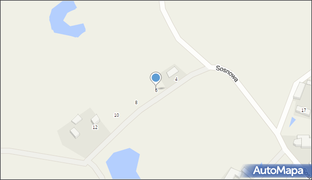 Barwik, Lawendowa, 6, mapa Barwik