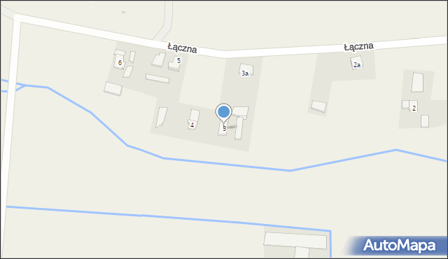 Biestrzykowice, Łączna, 3, mapa Biestrzykowice