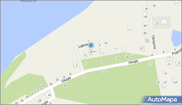 Bieszkowice, Łąkowa, 6, mapa Bieszkowice