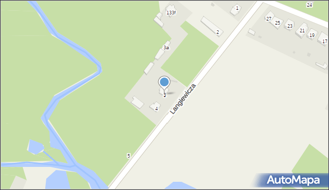 Bliżyn, Langiewicza Mariana, gen., 3, mapa Bliżyn