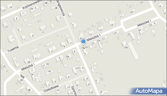 Bobolice, Langiewicza Mariana, gen., 5a, mapa Bobolice