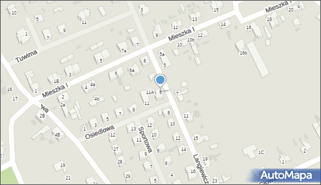 Bobolice, Langiewicza Mariana, gen., 6, mapa Bobolice